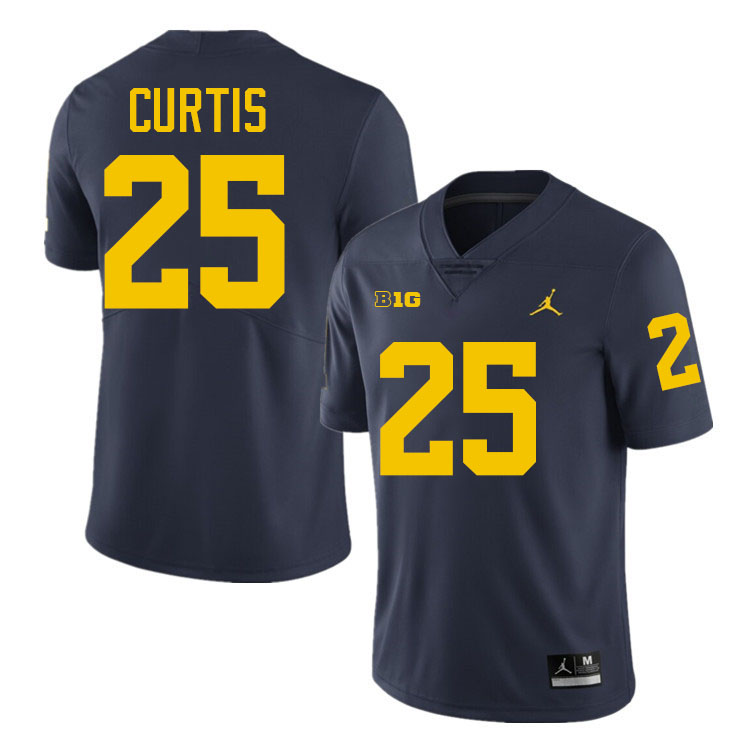 Mason Curtis Michigan Jersey,Michigan Wolverines #25 Mason Curtis College Football Jersey Youth-Navy
